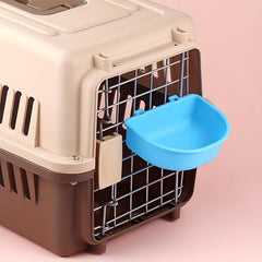 Non-slip Pet Hanging Bowl for Cage Aviation Box
