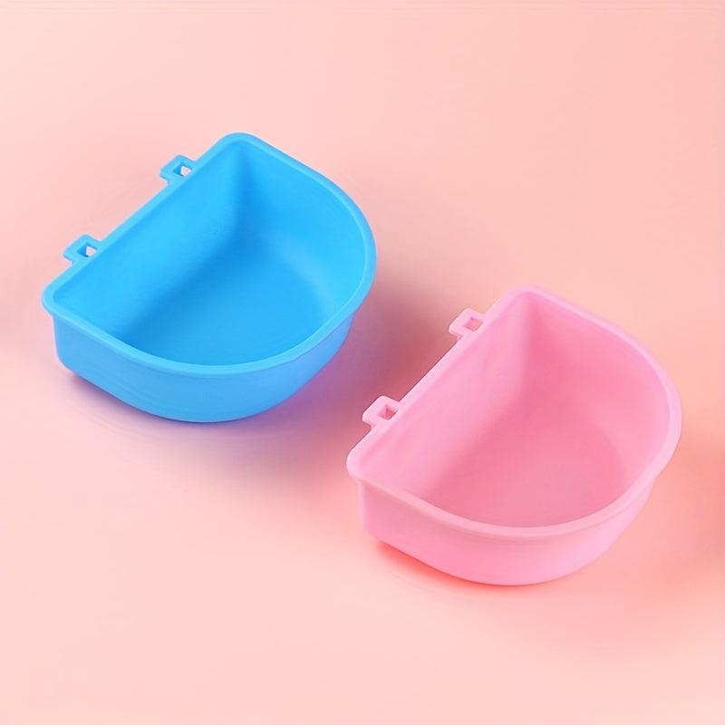 Non-slip Pet Hanging Bowl for Cage Aviation Box