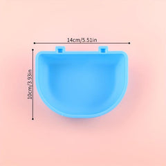 Non-slip Pet Hanging Bowl for Cage Aviation Box