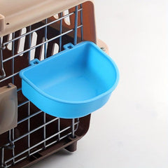 Non-slip Pet Hanging Bowl for Cage Aviation Box