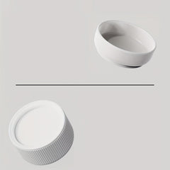 Raised Ceramic Pet Food Bowls Stand for Dogs & Cats