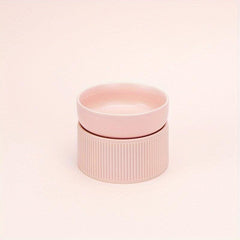 Raised Ceramic Pet Food Bowls Stand for Dogs & Cats