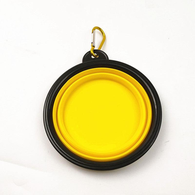 Portable Collapsible Dog Bowl for Travel, 350ml, Dogs and Cats