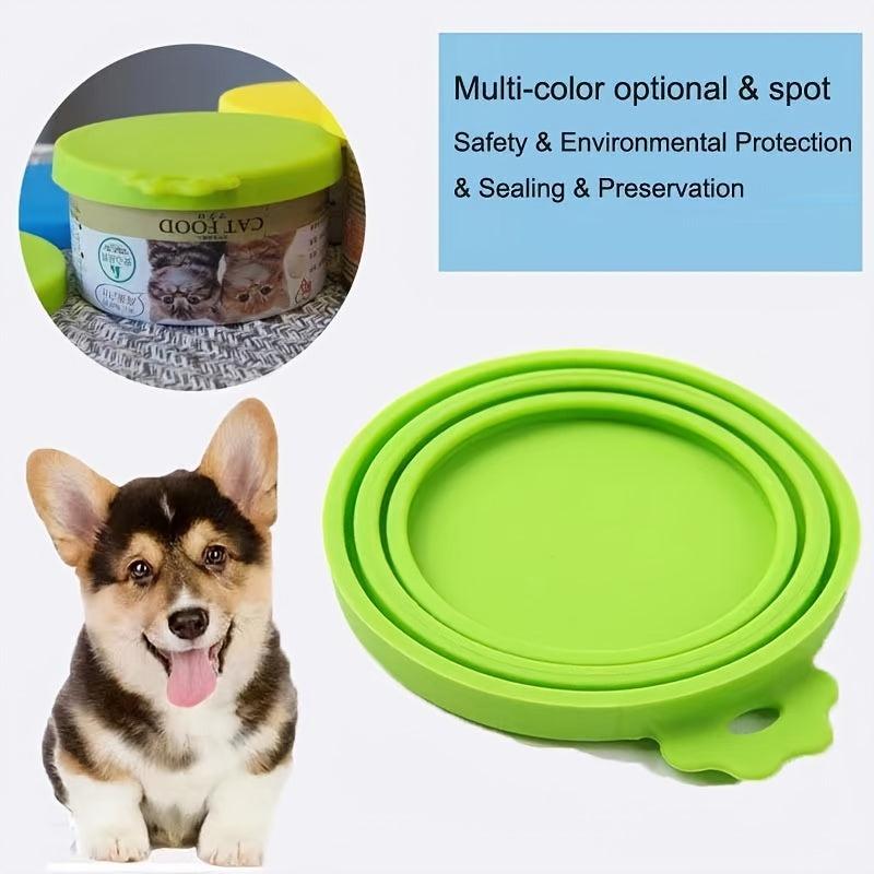 Silicone Pet Food Can Covers - Keep Your Pet Food Fresh