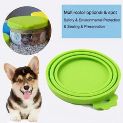 Silicone Pet Food Can Covers - Keep Your Pet Food Fresh