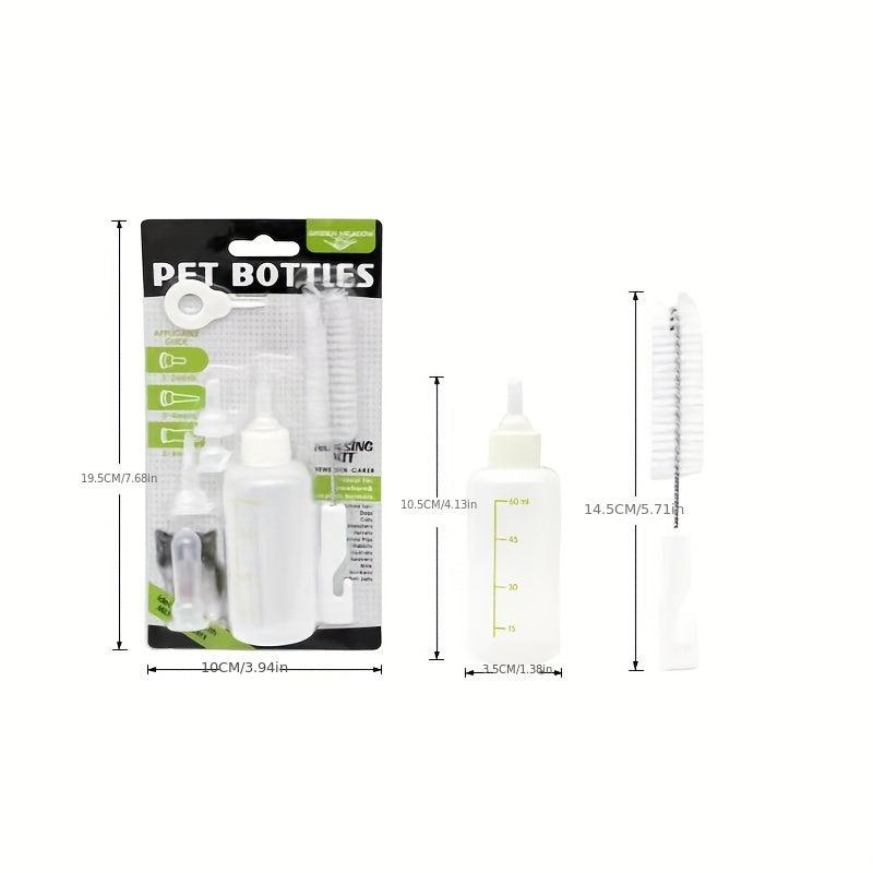 Pet Nursing Feeder Bottle Kits 7pcs