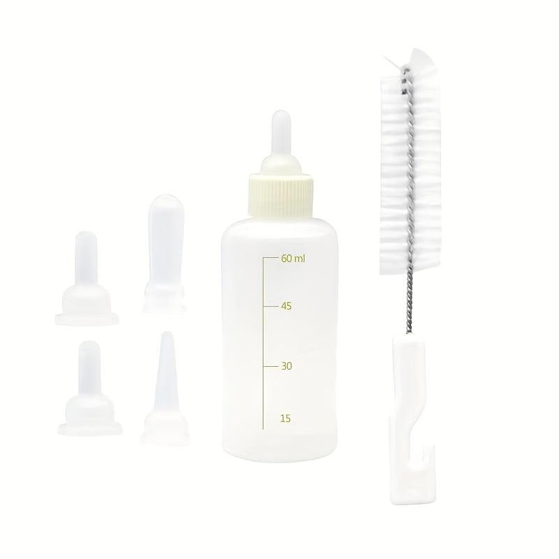 Pet Nursing Feeder Bottle Kits 7pcs