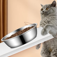 Stainless Steel Non Slip Cat Feeder Bowl