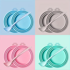 3pcs Silicone Pet Food Can Cover Reusable Lid Seal for Dog and Cat