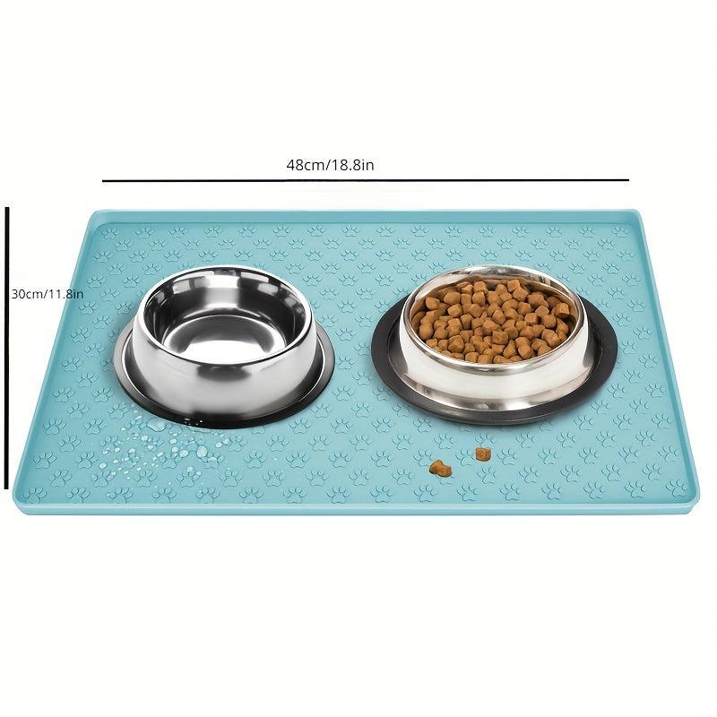 Non Slip Pet Placemat Waterproof Silicone Dog Cat Feeding Mat
