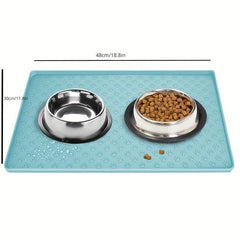 Non Slip Pet Placemat Waterproof Silicone Dog Cat Feeding Mat