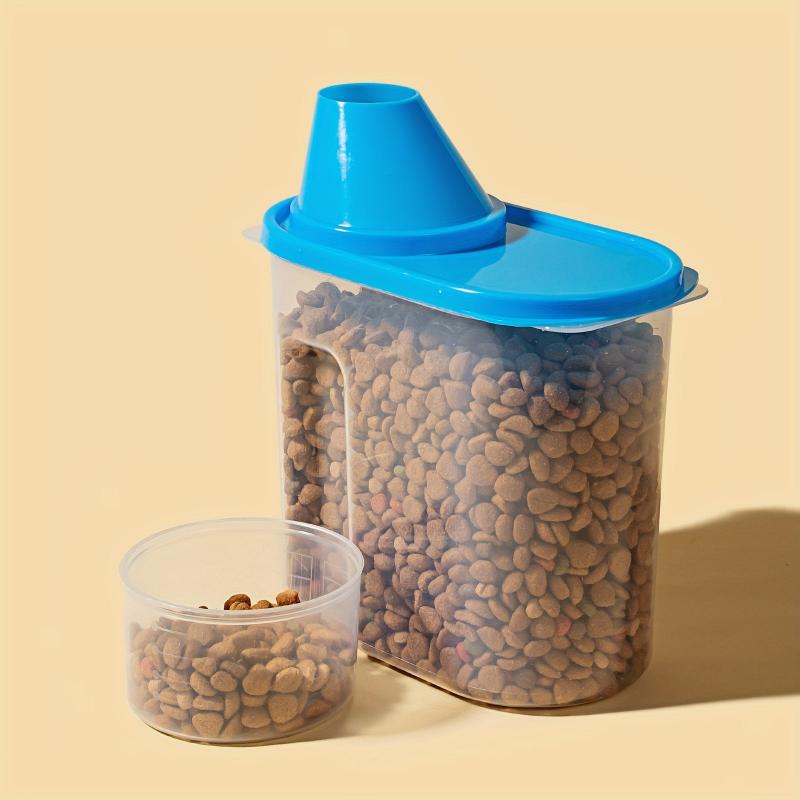 1pc Dog Food Container PP Dog Food Storage Bucket