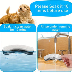 4pcs Cat Water Fountain Filters - Replacement Compatible With WF050 & WF100