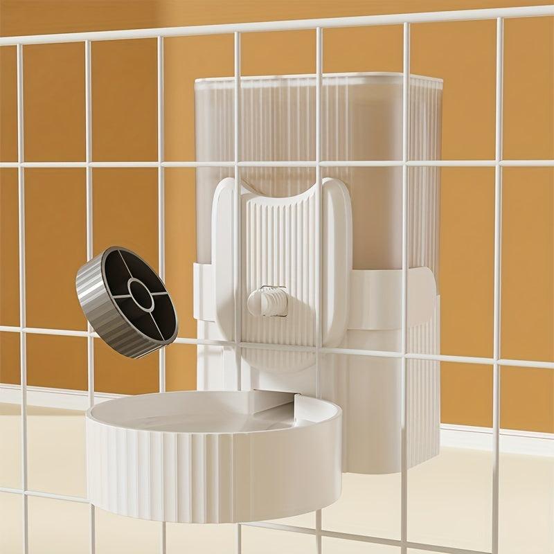 Pet Hanging Water & Food Dispenser Non Slip Automatic Drinker