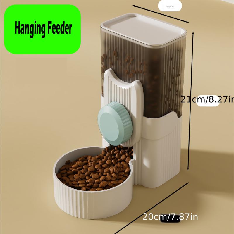 Pet Hanging Water & Food Dispenser Non Slip Automatic Drinker