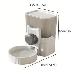 Pet Hanging Water & Food Dispenser Non Slip Automatic Drinker