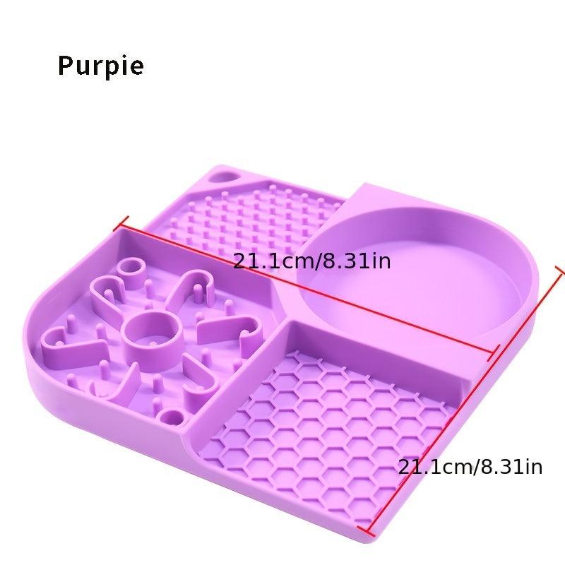 Multifunctional Cat Feeding Mat Slow Feeder Cat Treat Mat