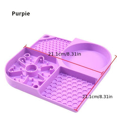 Multifunctional Cat Feeding Mat Slow Feeder Cat Treat Mat