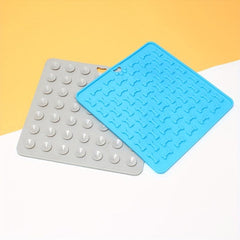 Slow Feeder Dog Food Mat Silicone with Suction Cups