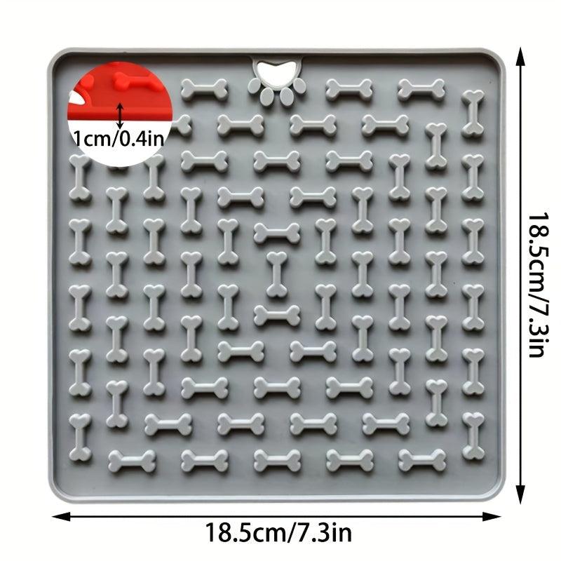Slow Feeder Dog Food Mat Silicone with Suction Cups