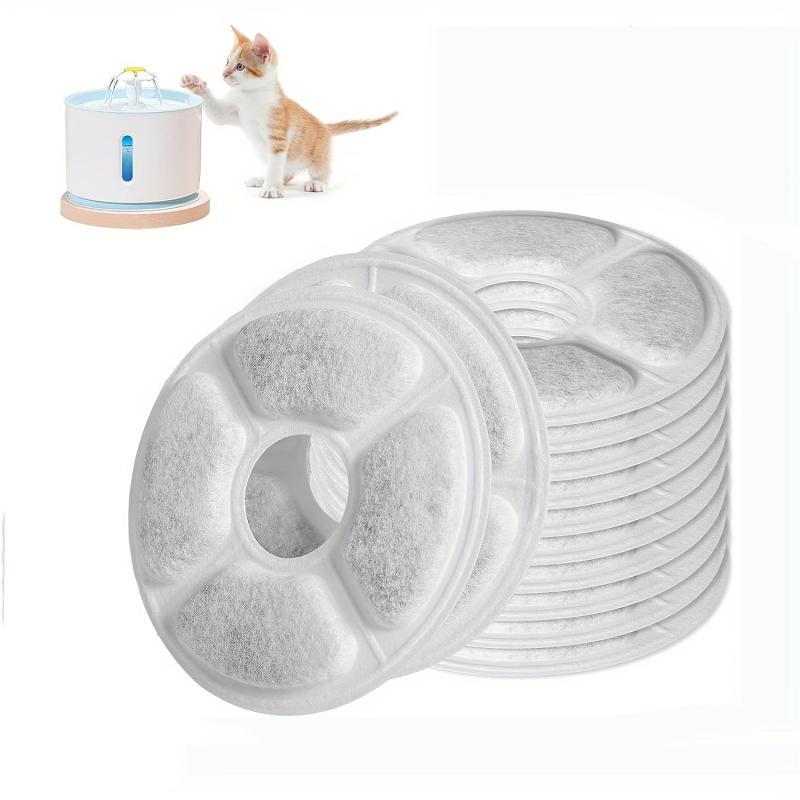 12-Pack Cat Water Fountain Replacement Filters, Activated Carbon