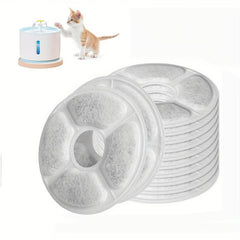 12-Pack Cat Water Fountain Replacement Filters, Activated Carbon