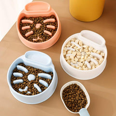 Slow Feeder Anti-Choking Pet Food Bowl for Dog and Cat
