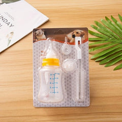 Pet Nursing Feeder Bottle Kit Kitten Puppy Milk Feeding Bottle