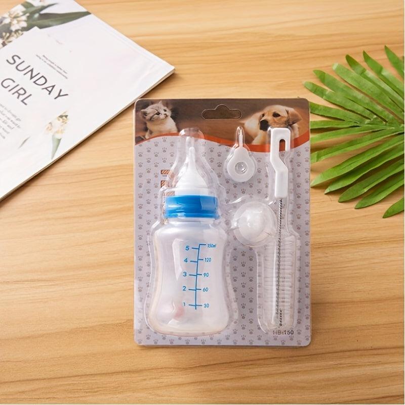 Pet Nursing Feeder Bottle Kit Kitten Puppy Milk Feeding Bottle