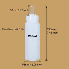 250ml Animal Feeding Bottle Lamb Nursing Bottle Kitten Puppy Milk Feeding
