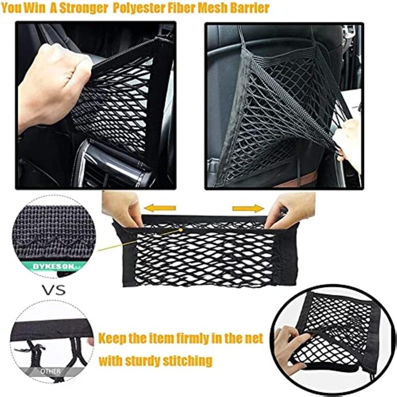 Dog Car Net Barrier & Safety Mesh Organizer