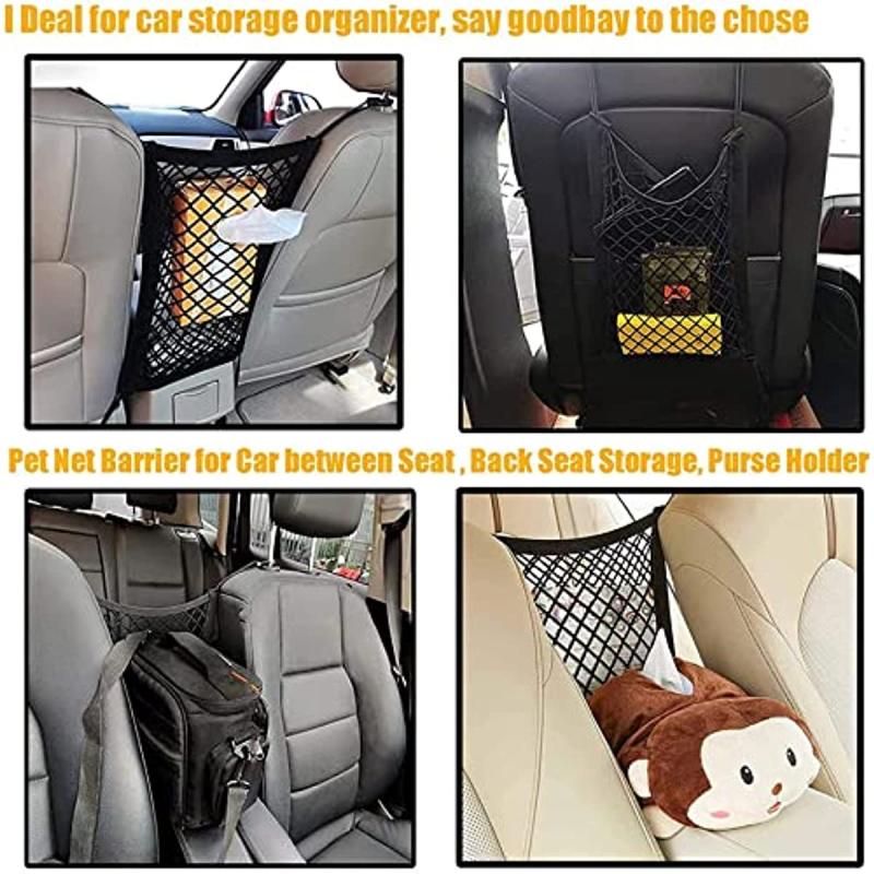 Dog Car Net Barrier & Safety Mesh Organizer
