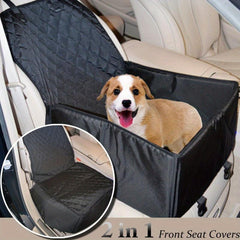 Waterproof Dog Car Seat Cover Protects Seats from Pet Hair Scratches and Dirt