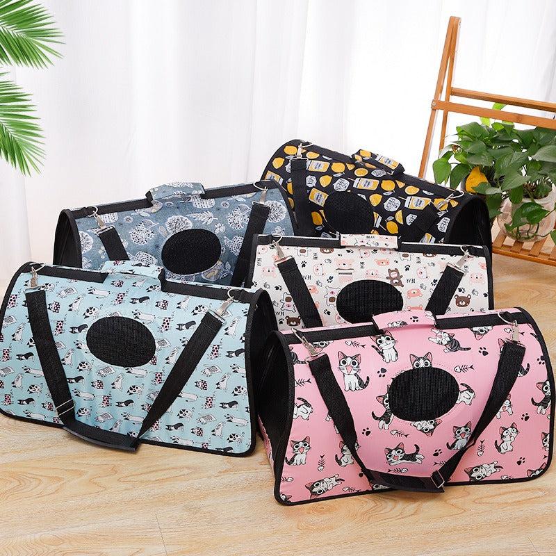Cat Carrier Cat Backpack Pet Travel Carrier pattern