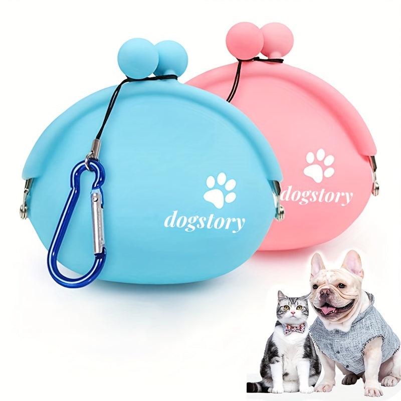 Small Silicone Dog Treat Pouch - Outdoor Waterproof Training Bag