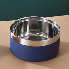 Double Layer Stainless Steel Pet Bowl Anti Slip & Anti Drop