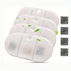 4-Pack Cat Water Fountain Filter Replacements