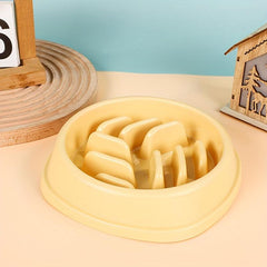 Dog Slow Feeder Bowl Anti Choking Puzzle Food Bowl for Small and Medium Dogs
