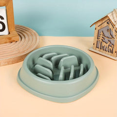 Dog Slow Feeder Bowl Anti Choking Puzzle Food Bowl for Small and Medium Dogs