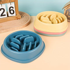 Dog Slow Feeder Bowl Anti Choking Puzzle Food Bowl for Small and Medium Dogs