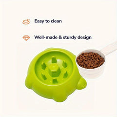 Slow Feeding Cat Bowl Non-Slip Anti-Choking Cat Puzzle Food Bowl