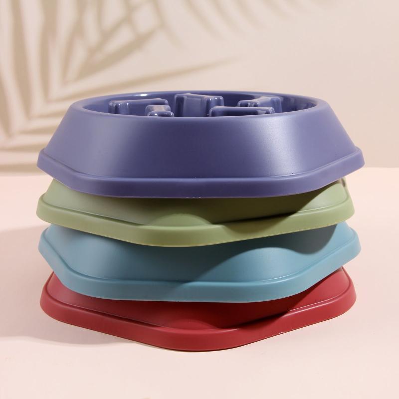Pet Slow Feeder Bowl for Controlled Eating Speed