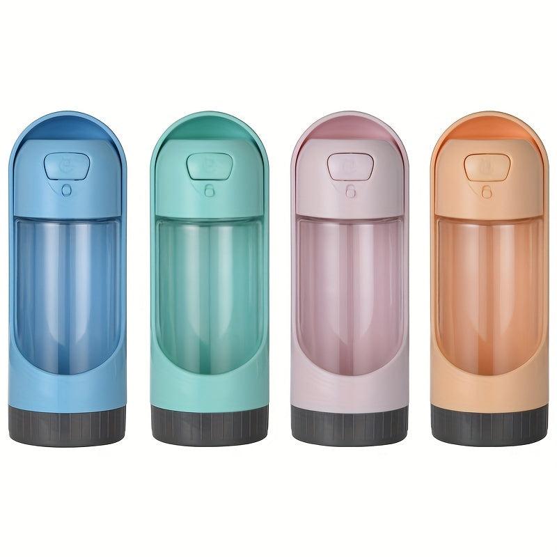 Portable Dog Water Bottle with Food Container Combo