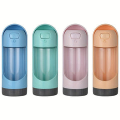 Portable Dog Water Bottle with Food Container Combo