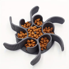 Slow Feeder Dog Bowl Insert Soft Silicone Cuttable Dog Food Bowl Insert