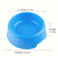 3pcs Plastic Dog Food Water Bowl Pet Feeding Supplies