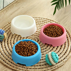 3pcs Plastic Dog Food Water Bowl Pet Feeding Supplies