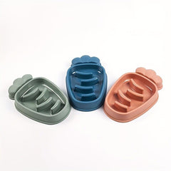 Random Carrot Slow Feeder Dog Bowl Anti Choking Dog Food Water Bowl
