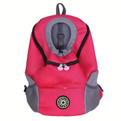 Breathable Mesh Dog Carrier Backpack Outdoor Travel Bag
