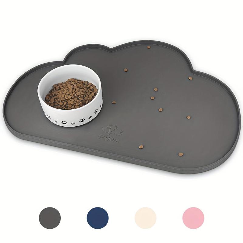 Cloud Shaped Silicone Dog Feeding Mat Non-Slip Pet Placemat